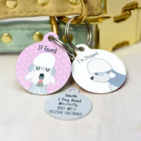Dandie Dinmont Terrier Personalised Dog ID Tag
