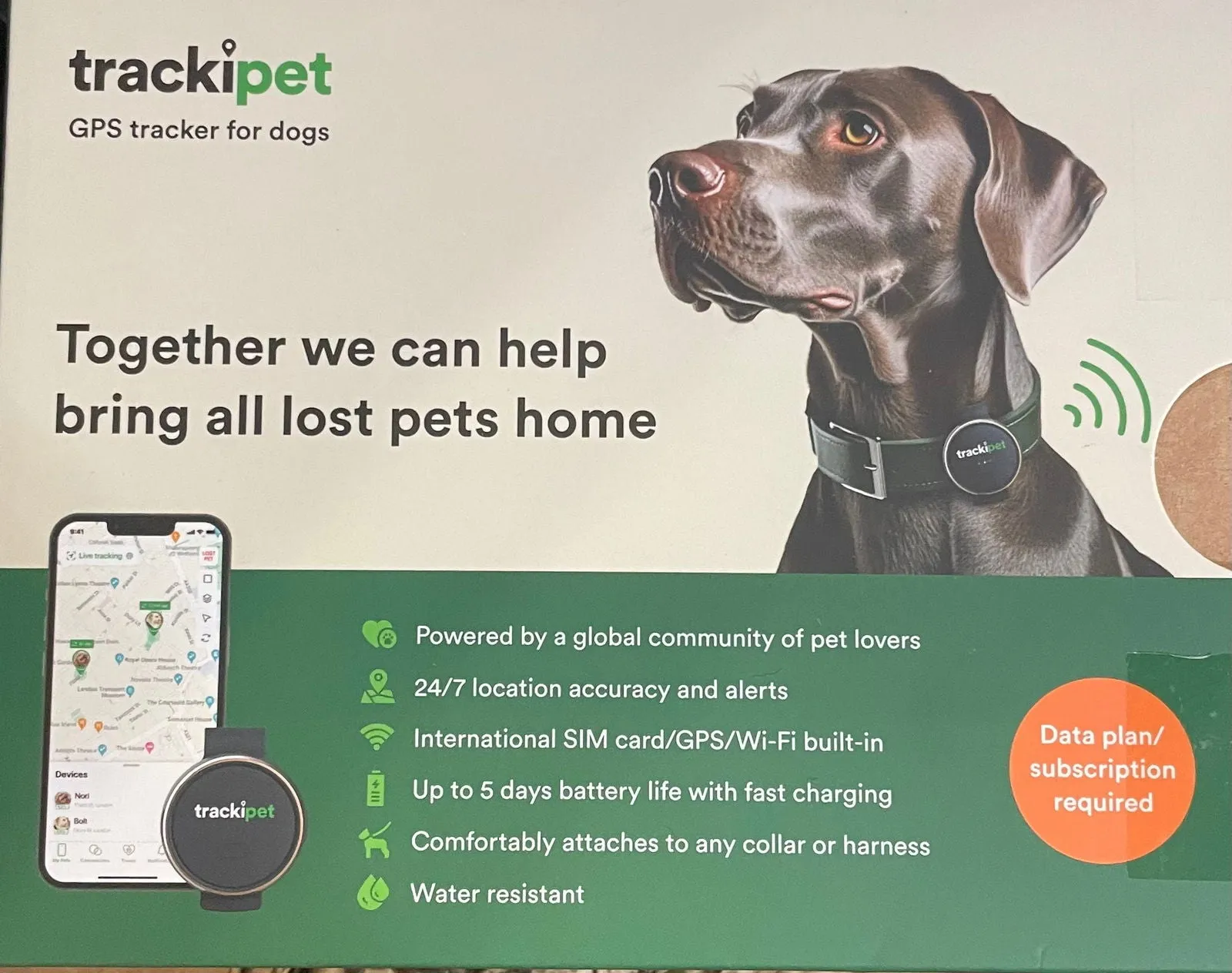 TrackiPet GPS Tracker for Pets