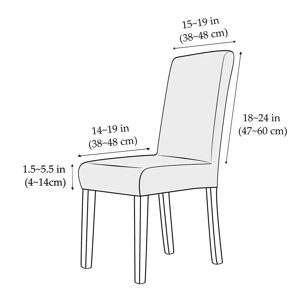 Trendily Premium Wrinkle-Free Stretchable | Washable Plain Velvet Chair Covers , Crushed Velvet Brown (CC-138)
