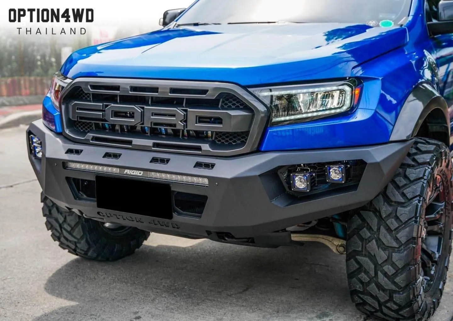 V.2 FRONT WINCH BAR, RANGER RAPTOR ( 2018-2022 ) NEW ZEALAND ONLY